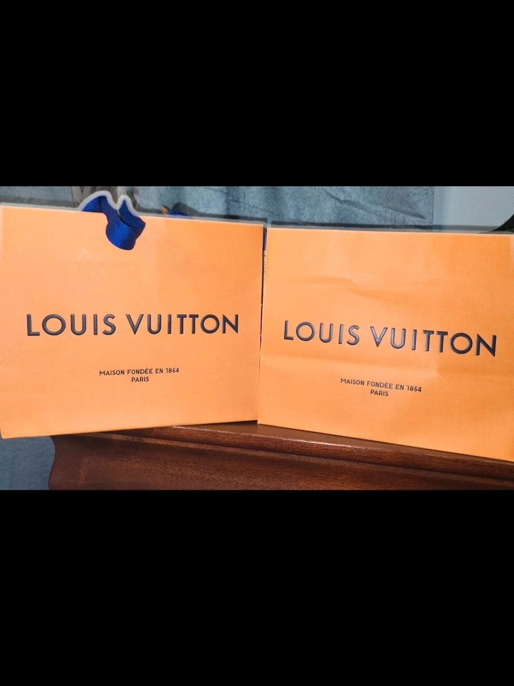 Louis Vuitton Orange Shopping Bags